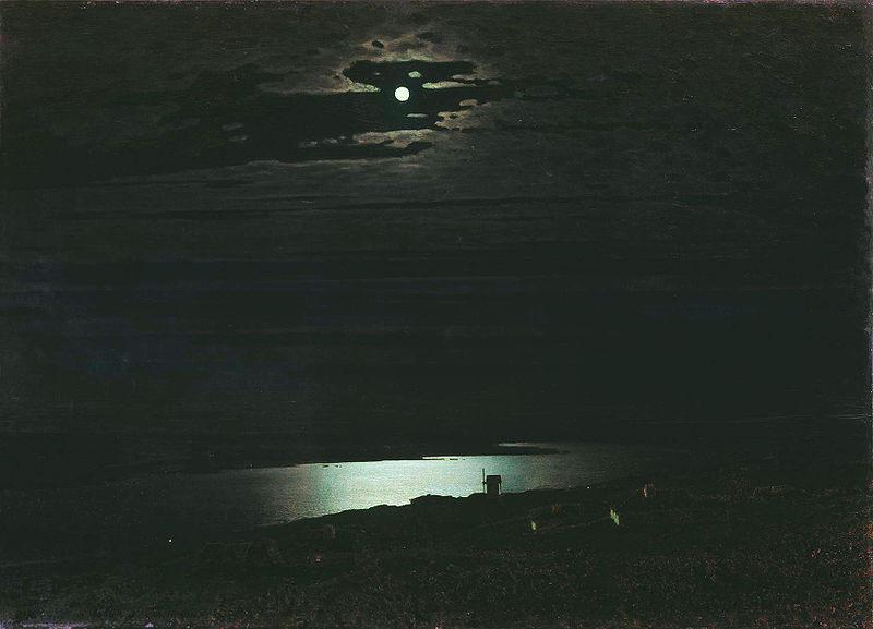 Archip Iwanowitsch Kuindshi Moonlit Night on the Dniepr oil painting image
